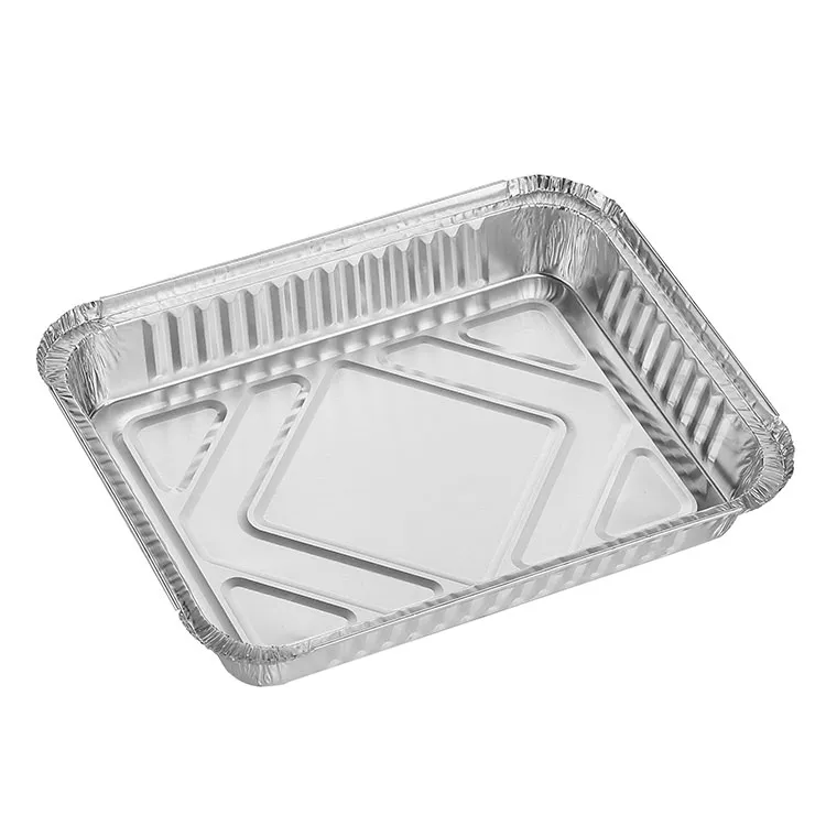 Hambyrddau Ffoil Alwminiwm gyda Chaeadau