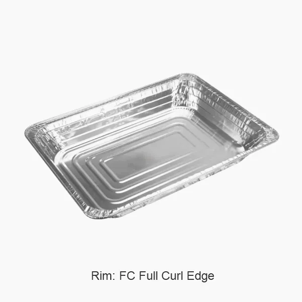 Hambyrddau Ffoil Alwminiwm Tafladwy Mawr